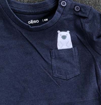 Костюм 2в1: шорти, футболка "Ведмежа", бавовна ТМ "Gemo" (68 см)