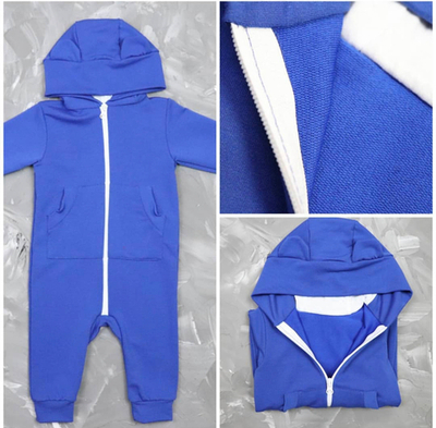 Ромпер з капюшоном «Ведмежа», двунитка