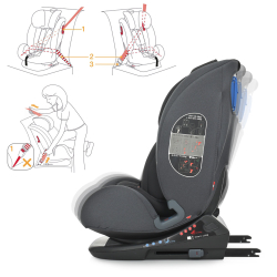Автокресло универсальное детское El Camino ME 1093 Memphis ISOFIX
