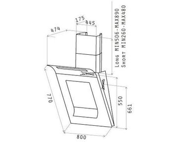 Витяжка ELICA SINFONIA BL/F/80