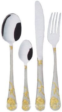 Столовий набір Hoffburg HB 2506 G Flower 24 предмета