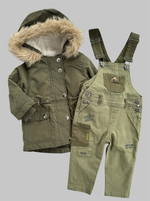 Стильний набір одягу для хлопчика "Batman": курточка + комбінезон + реглани, розмір 68