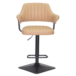 Стульчик для визажа Jef Black quadro