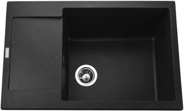 Кухонна мийка GLOBUS LUX Malabi 780х500 графіт