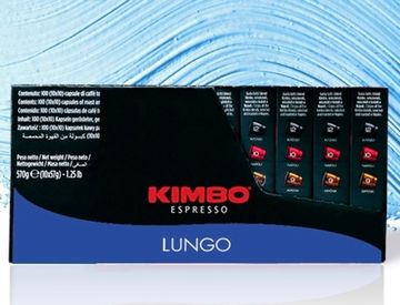 100 Капсул Nespresso Kimbo Lungo 10x10 шт