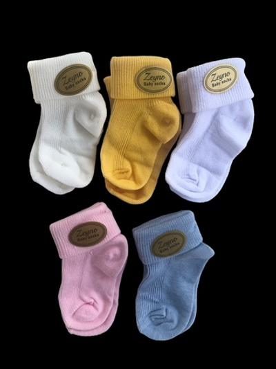Шкарпетки "Color", бавовна ТМ "Zeyno" (0-6 міс)
