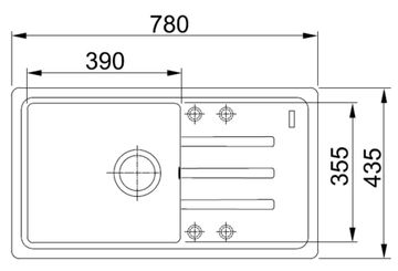 Кухонна мийка FRANKE MALTA BSG 611-78 (114.0375.037) мигдаль