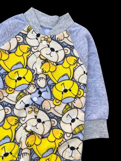 Боді з довгим рукавом, футер ТМ "Happy ТоТ" (68 см)