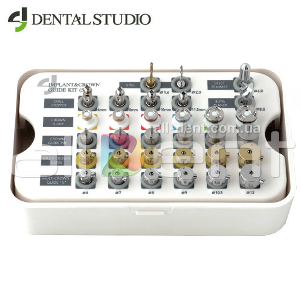 Набор для параллельной установки имплантатов Implant and Crown Guide Kit Dental Studio