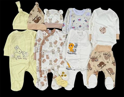 Гарний набір одягу для новонародженого малюка, якісний одяг для немовлят, зима, весна, зріст 62 см, бавовна