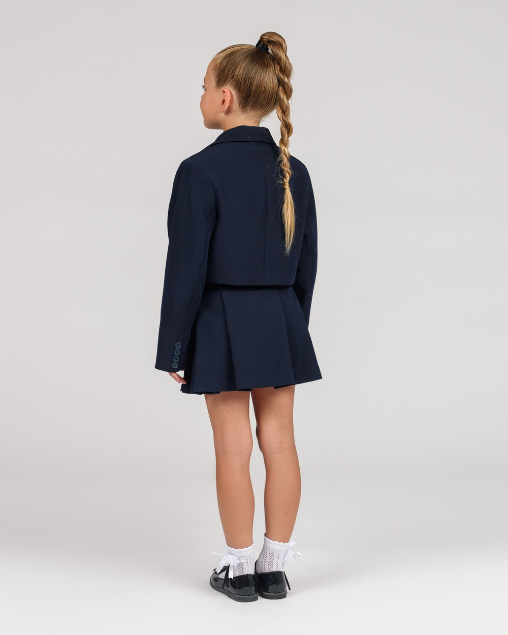 Жакет для девочки синий (арт. 2422400112)