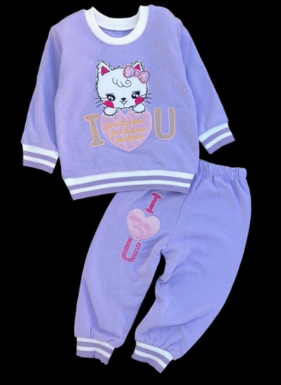 Костюм 2в1: світшот, штани, двунитка з начосом ТМ "Missmini Kids" (86 см)