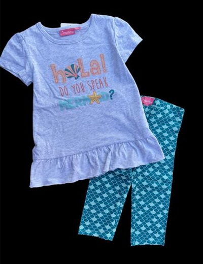 Костюм 2в1: футболка, бриджі "Hola", бавовна ТМ "Impidimpi" (98/104 см)