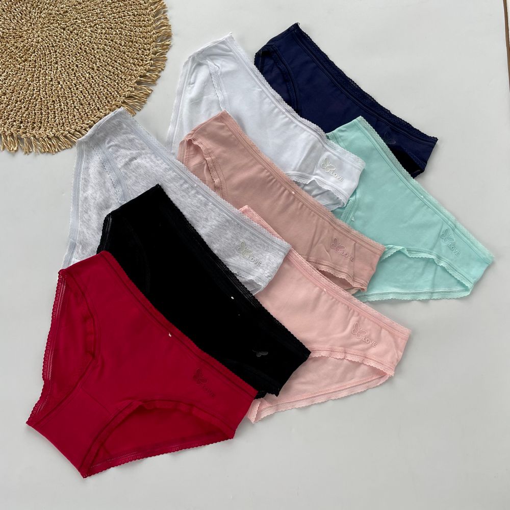 Гладенькі сліпи з мереживною окантовкою