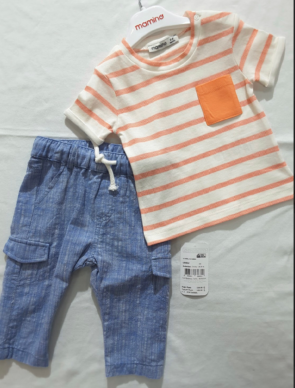 Костюм 2 в 1: футболка, штани, бавовна ТМ "Idilbaby&Mamino"