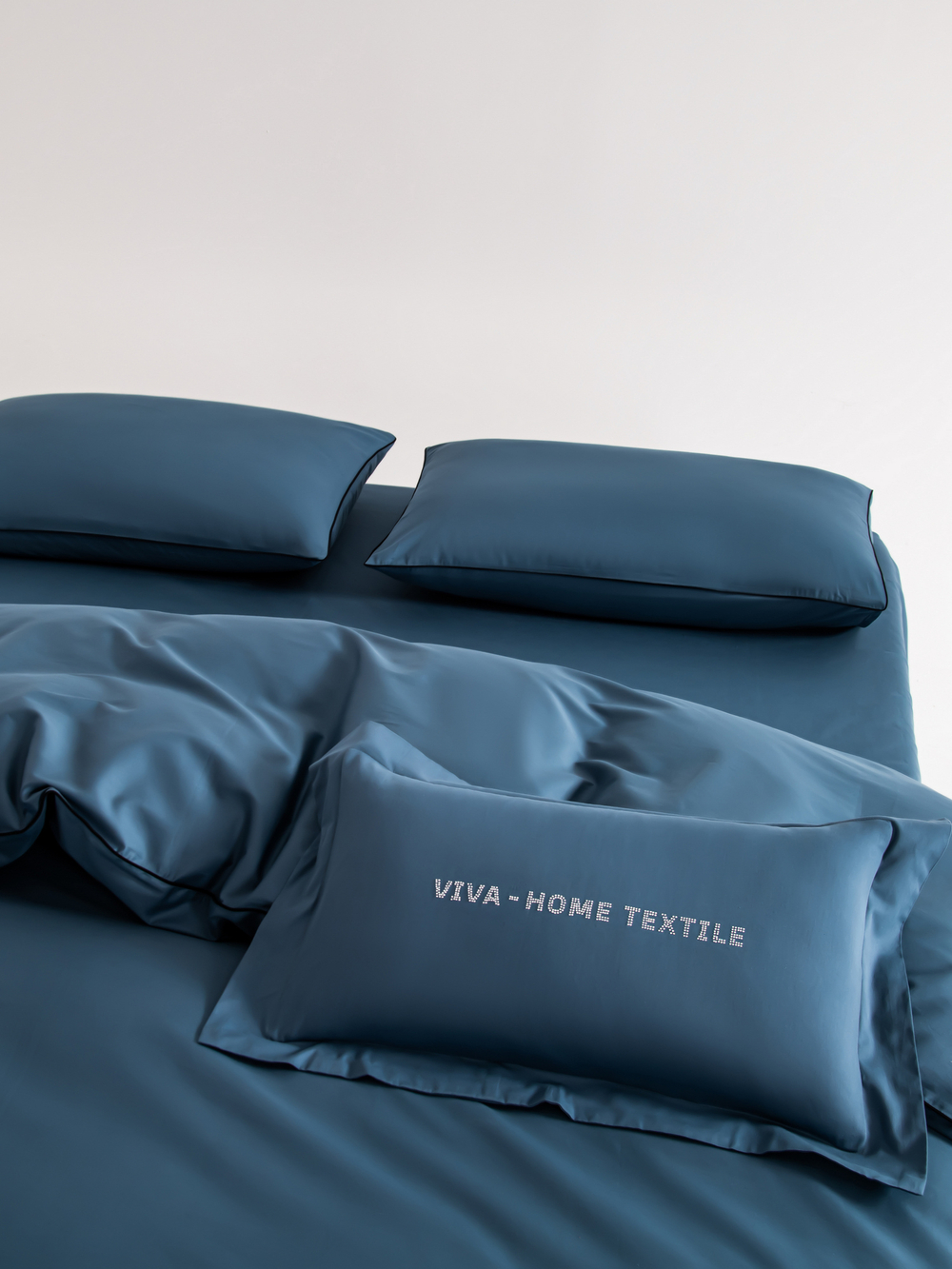 Комплект постельного белья Однотонный Сатин Элитный OCE017