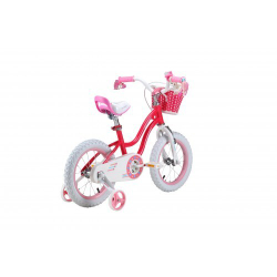 Детский двухколесный велосипед для девочки Royal Baby Stargirl 18 дюймов RB18G-1 с корзиной