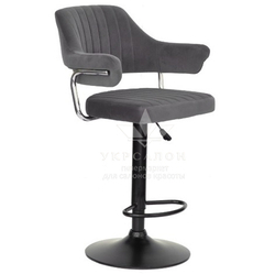 Стілець для візажу Jef velor black