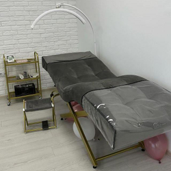 Кушетка анатомічна з візком Tertio, підставкою для сумки та стільцем