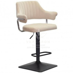 Стільчик для візажу Jef Black quadro Velor