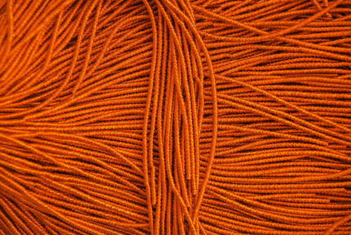 Фигурная канитель "Бамбук" морковный 2,1мм