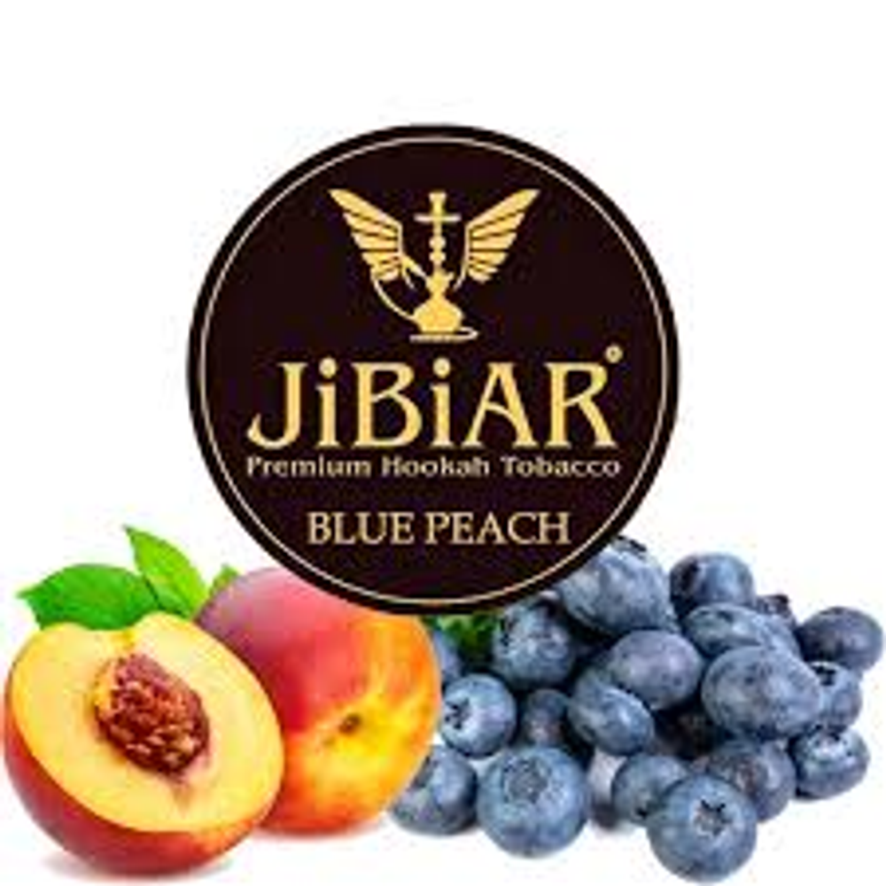 Табак Jibiar Blue Peach (Джибиар Персик Черника) 250г (Изготовлен в 2019)