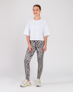 Леггинсы для девочки с принтом Zebra (арт. 2722500103)