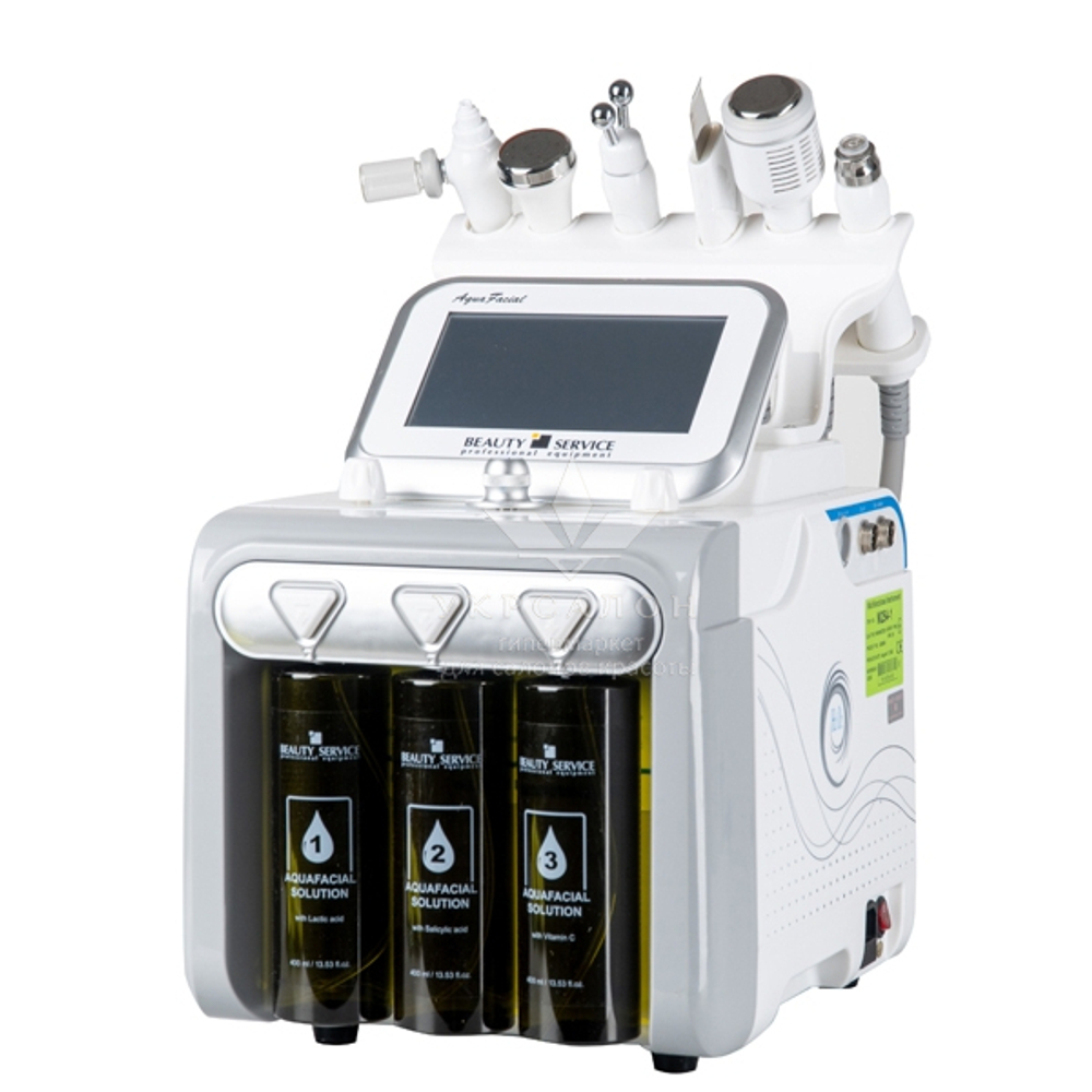 Апарат для гідропілінгу AquaFacial 8-в-1 з LED-маскою