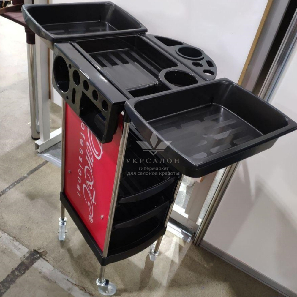 Парикмахерская тележка Denic Red