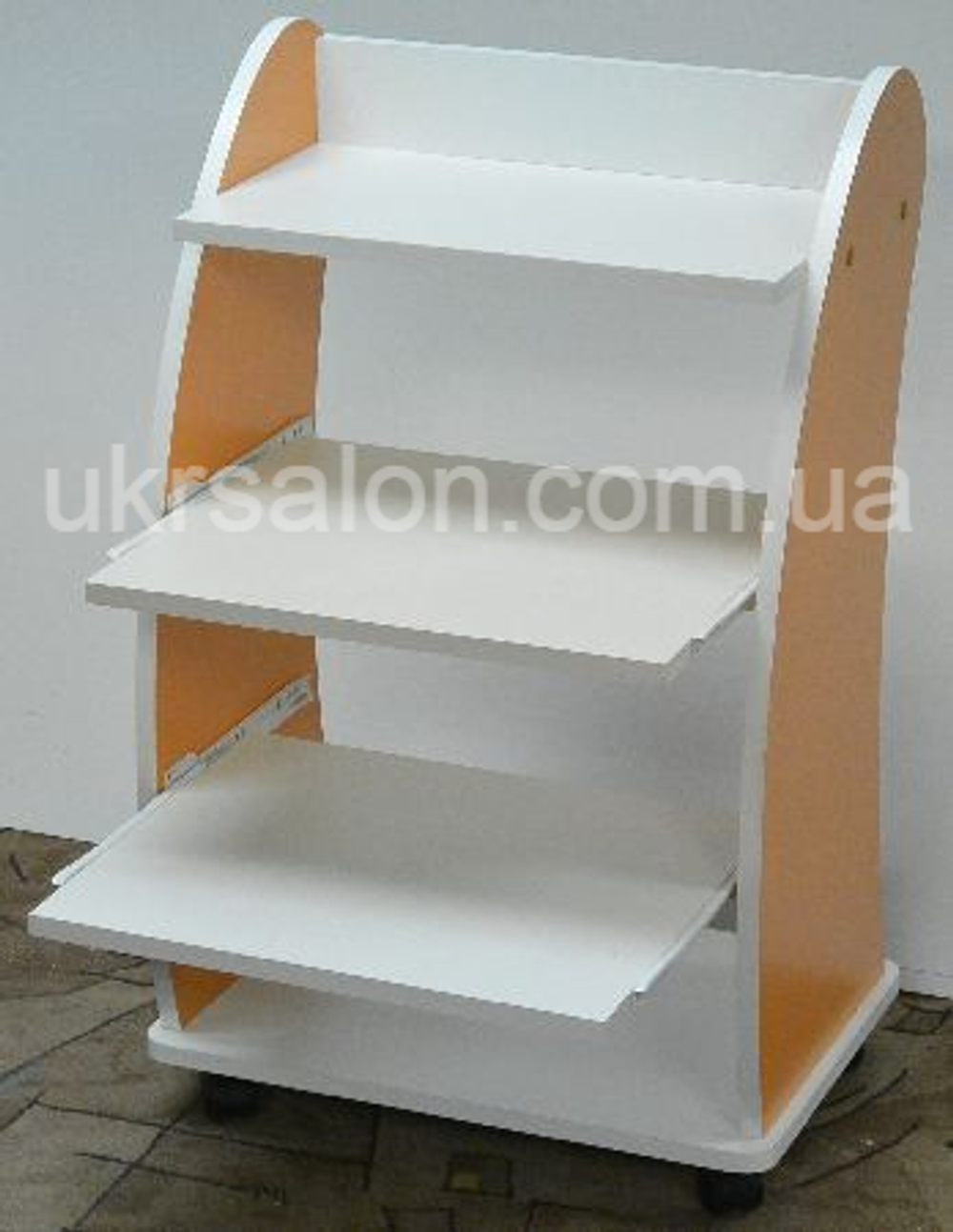 Косметологическая тележка с выдвижными полочками