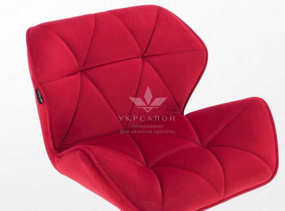 Стільчик клієнта Paris velor cross