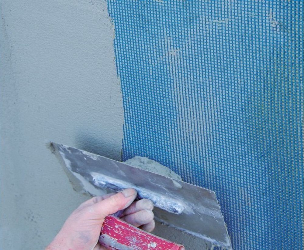 Сетка для наружных работ. Плотность 160 г\м2. 1х50м. 5х5 мм. Армирующая (штукатурная,строительная, фасадна).