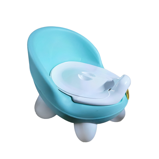 Детский горшок-кресло "Tiny Mini art " Irak Plastik Голубой-белый