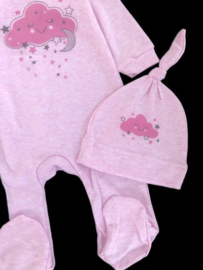 Чоловічок з шапочкою "Хмаринка", інтерлок ТМ "Sweet Mario"