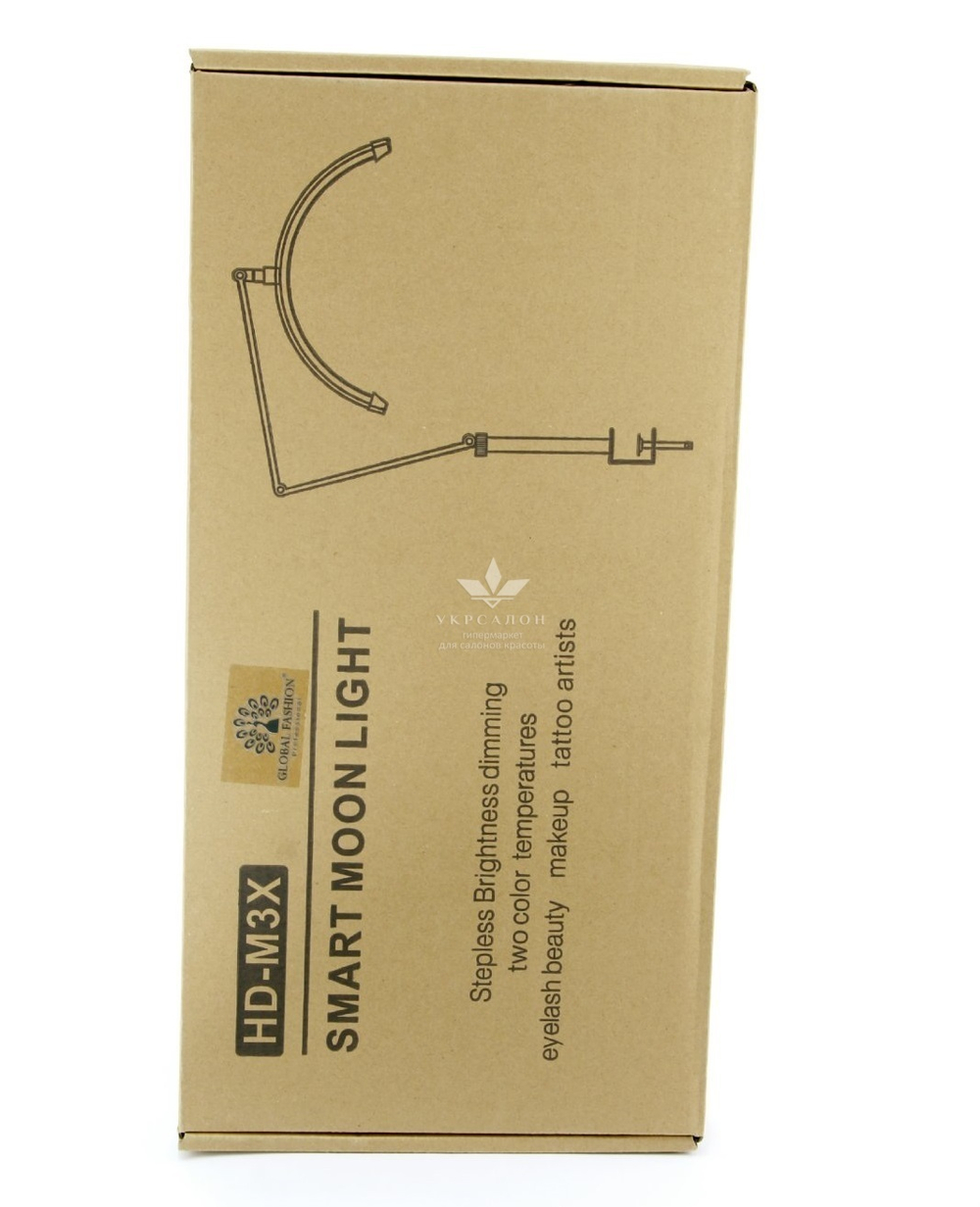 Безтіньова настільна Led лампа на струбціні HD-M3X Global Fashion, 20 Вт, біла