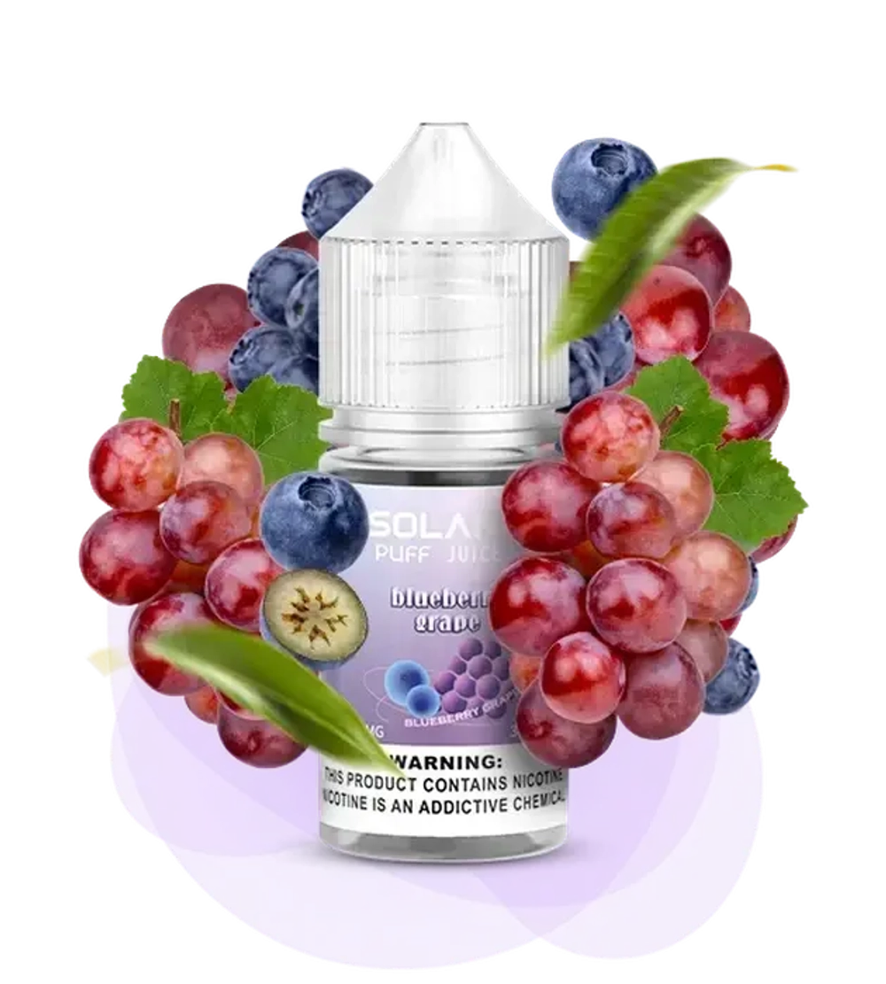 Солевая Жидкость Solana Blueberry Grape (Солана Черника Виноград) 30ml 50mg