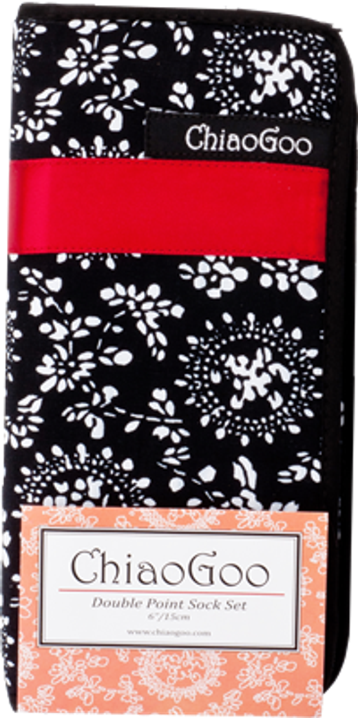 Un set de andrele ChiaoGoo DPN Sock Set (15 cm) SS