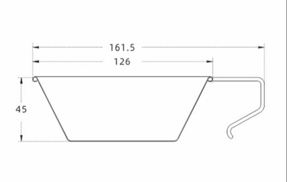 Миска с ручкой для пикника 300мл