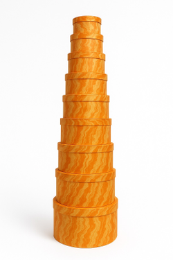 Набор подарочных коробок (оранжевый)