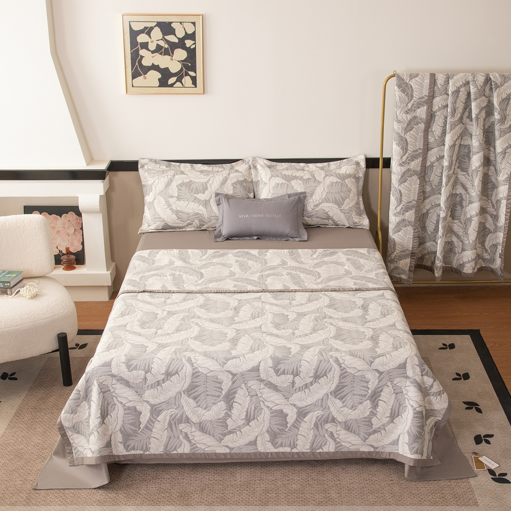 Комплект постельного белья Сатин Aurora Veil с Покрывалом AV008