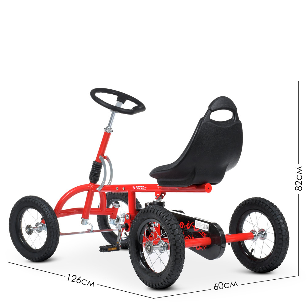Детский спортивный картинг/веломобиль/машина на педалях Bambi M 1697