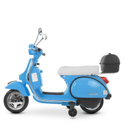 Дитячий електромотоцикл 2 колісний ретро VESPA PX 150 M 4939EL