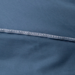 Комплект постельного белья Однотонный Сатин Премиум широкий кант OCPK024