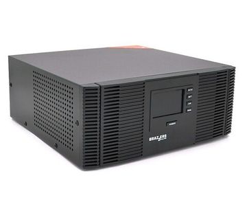 UPS із правильною синусоїдою гібридний BRAZZERS BRZ-SOLAR 1500VA 1200Вт, АКБ 24В, заряд 10/20А