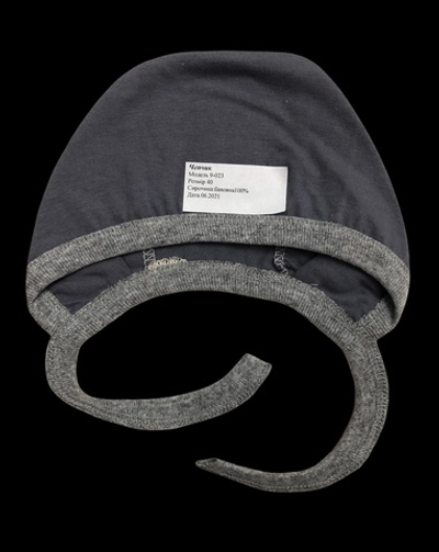 Шапочка із зав'язками, кулір ТМ "Happy ToT" (3-4 міс, 40 см)