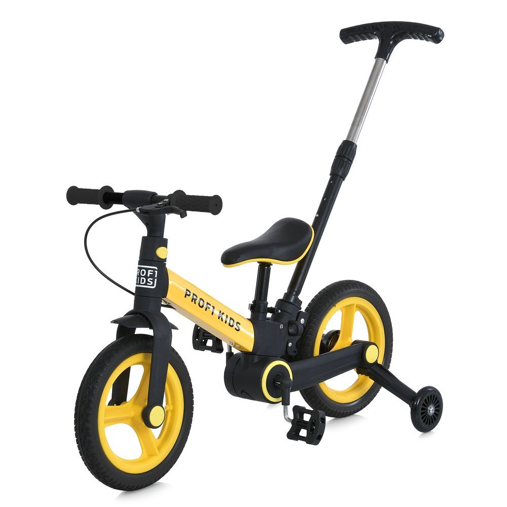 Дитячий велосипед-трансформер Profi Kids MB 1021 з батьківською ручкою
