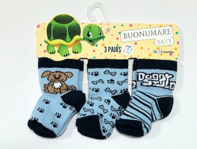Шкарпетки, набір 3 шт, котон "Buonumare"