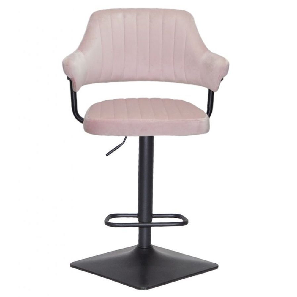 Стільчик для візажу Jef Black quadro Velor