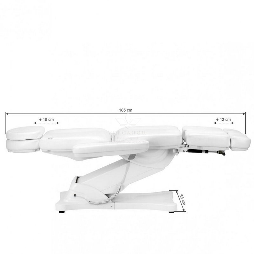 Кресло педикюрно-косметологическое Sillon Classik (2 мотора), белое