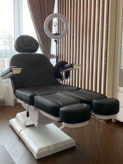 Педикюрно-косметологическое кресло с 3-мя электролифтами ZD-848-3A